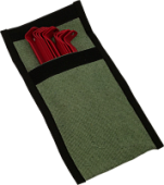 Колышек стальной 180 мм комплект 10 штук в чехле